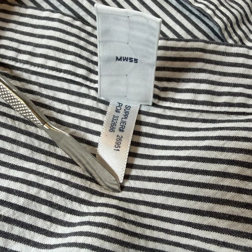 Polo Ralph Lauren Seersucker Stripe Shirt Mens 2XLT Tall Blue White Classic Fit